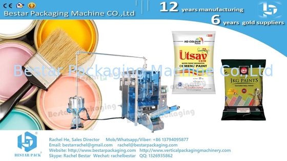Máquina de embalaje de bolsas automática de medida y llenado de pintura de látex BSTV-650P