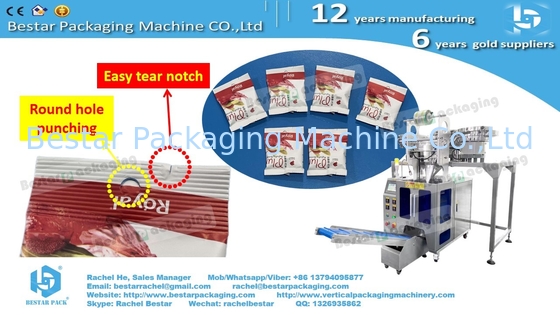 Máquina de contador automático de envases de caramelos