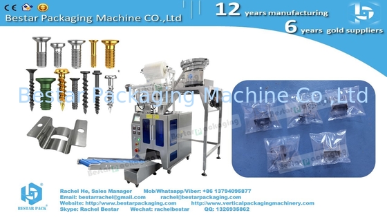 Máquina de embalaje Bestar con un cuenco contador y alimentación manual