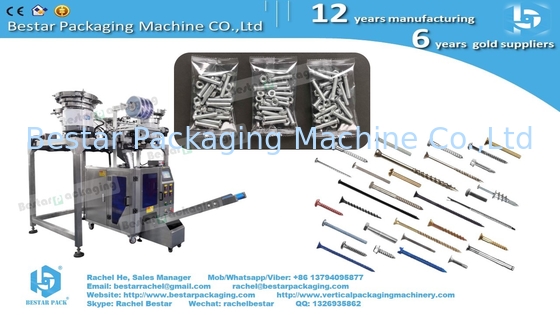 ¿Cómo empacar 100pcs tornillos cortos rápido, Bestar automático contando máquina de embalaje