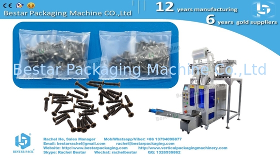 ¿Cómo empacar 100pcs tornillos cortos rápido, Bestar automático contando máquina de embalaje