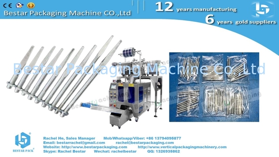 Máquina de embalaje multifuncional con recuento automático y alimentación manual