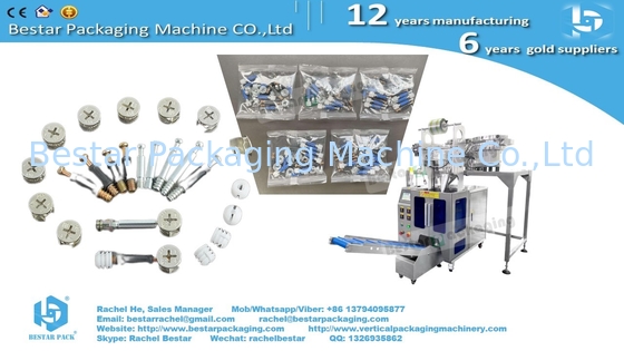 Furniture accessories counting packing machine con elevador automático de alimentación