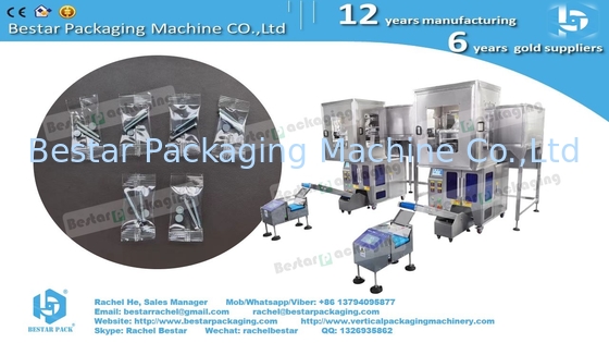 3 en 1 tornillos pernos muebles accesorios contando máquina de embalaje sistema de soplado personalizado
