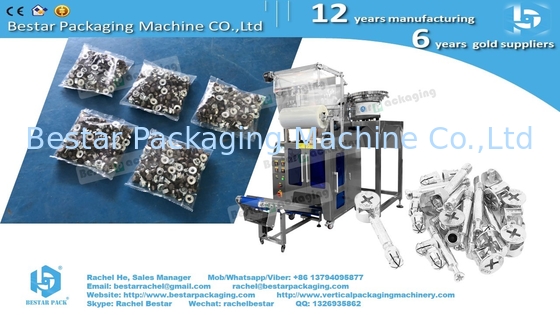 Máquina de contador automático de envases con 4 tolvas