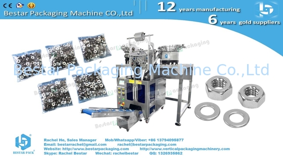 Máquina de embalaje de modo de trabajo múltiple con 4 cuencos de conteo y 1 correa de alimentación