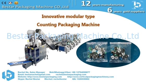 Bestar nuevo diseño innovador de tipo modular máquina de conteo de embalaje con 10 tolvas