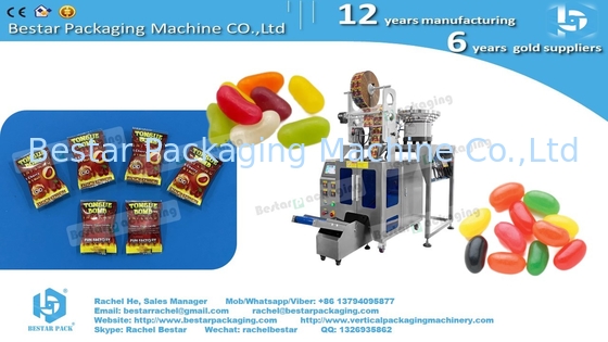 Máquina automática de conteo de paquetes de bolas de chocolate 5pcs.