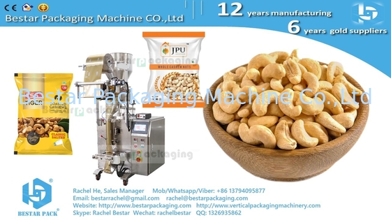 Frutas secas Fechas 30 g bolsa máquina de embalaje automática de pesaje BSTV-160A