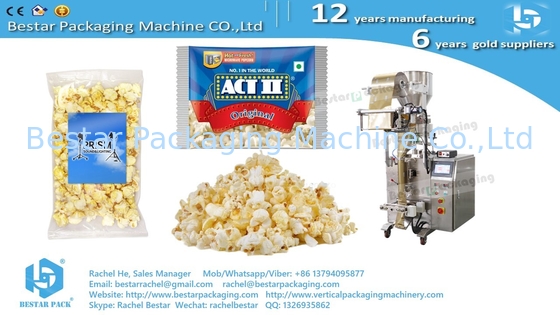 Máquina de embalaje de palomitas de maíz de 50 g con ascensor Z BSTV-160A