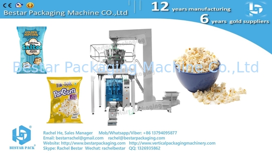 Máquina de embalaje de palomitas de maíz de 50 g con ascensor Z BSTV-160A