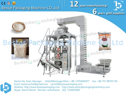 Máquina automática de pesaje y embalaje de bolsas de arroz de 250 g BSTV-450BZ