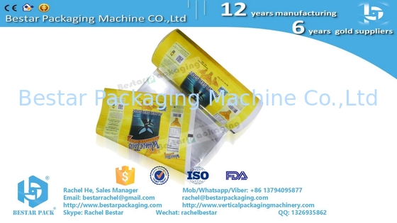 Embalaje flexible de película de papel de aluminio para bolsas de papas fritas