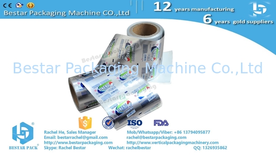 PET/AL/PE 3 capas con rollo de película laminada de impresión fuerte para envases