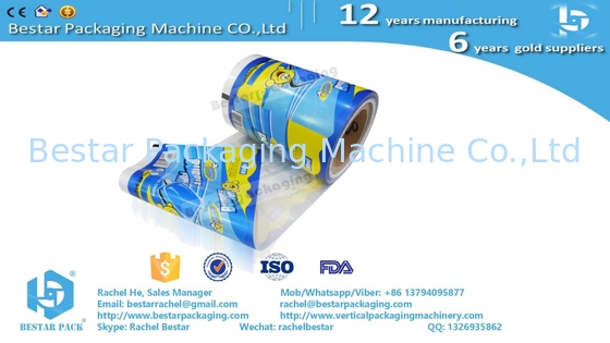 PET/AL/PE 3 capas con rollo de película laminada de impresión fuerte para envases