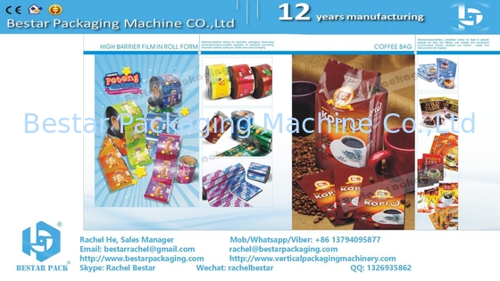 Película multicapa de plástico de material fuerte OPP/CPP con hermosa impresión a color