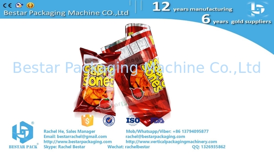 Embalaje flexible de película de papel de aluminio para bolsas de papas fritas