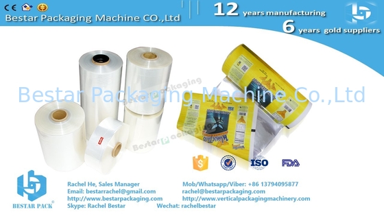 Película multicapa de plástico de material fuerte OPP/CPP con hermosa impresión a color