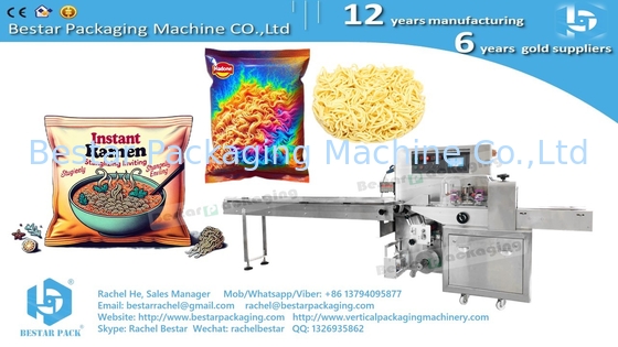 Ramen instantáneo de fideos de embalaje único máquina de embalaje automática BST350