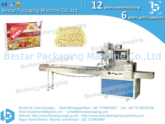 Ramen instantáneo de fideos de embalaje único máquina de embalaje automática BST350