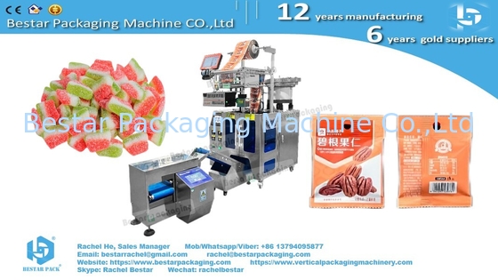 Confeccionadora automática para el contejo de bolsas de chocolate