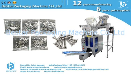Máquina automática de embalaje de tornillos, tuercas y arandelas con función de conteo y alimentación manual