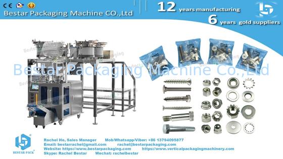 Máquina automática de embalaje de tornillos, tuercas y arandelas con función de conteo y alimentación manual
