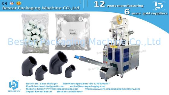 Plastic elbow fitting packing machine with automatic counting function