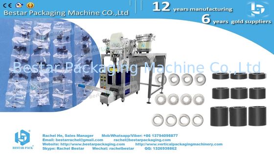 6-Bowl Auto Packing Machine for Mixed Hardware in Custom Chain Bags