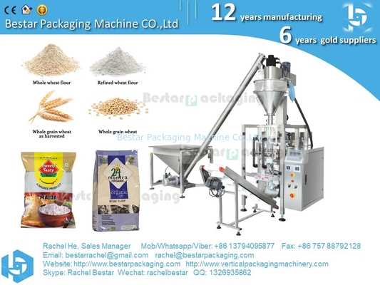Máquina de embalaje automática para harina de trigo duro harina de pan harina de arroz harina
