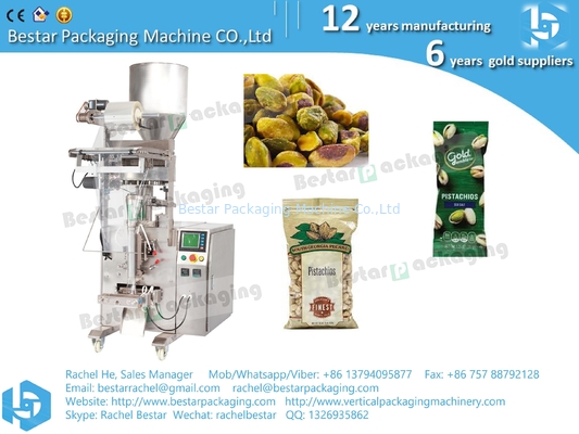 Máquina automática de embalaje vertical de nueces de pistacho