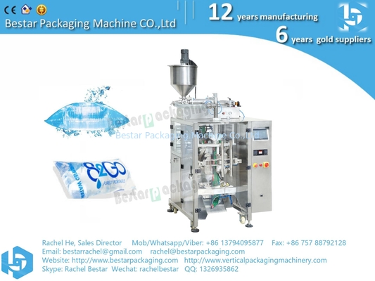 Máquina automática de llenado y sellado de bolsas de agua de 500ml, 1000ml, 2000ml, 5000ml