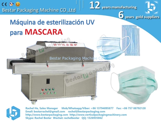 Máquina de esterilización de máscaras UV, máquina de desinfectante UV