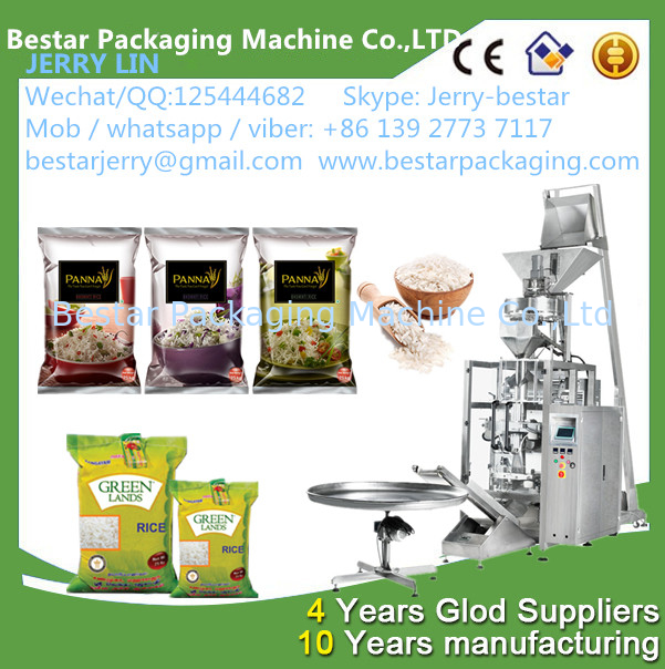 Máquina automática de embalaje de granos / máquina de embalaje de arroz / cacahuetes BSTV-420AZ 500g,1KG,2KG,2.5KG, 3KG, 5KG