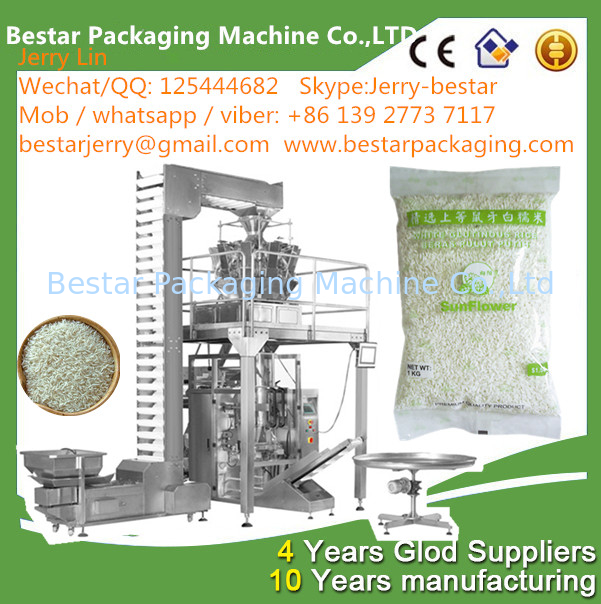 Máquina automática vertical de embalaje de arroz, máquina de embalaje de arroz, BSTV-520AZ 500g,1kg,2kg,2.5KG, 3KG, 5KG