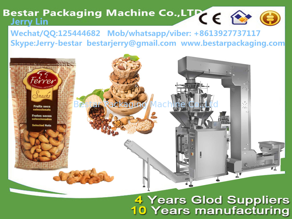 Máquina automática de embalaje de gránulos, máquina de embalaje de cacahuetes BSTV-420AZ 500g,1KG,2KG2.5KG, 3KG, 5KG envases Bestar