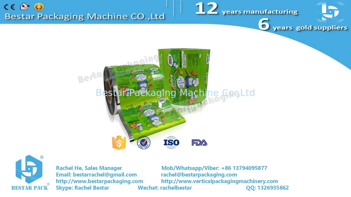 Película multicapa de plástico de material fuerte OPP/CPP con hermosa impresión a color