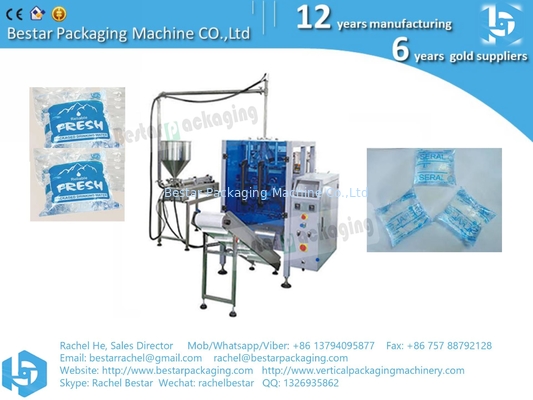 Máquina de embalaje de bolsas de agua de bebida directa y mineral de la norma CE